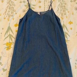 Cute mini denim dress size- L